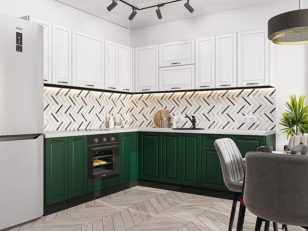 Дублин-02 graphite/special white/special green