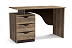 Стол письменный 33.23 Лючия (кейптаун / венге / белый)