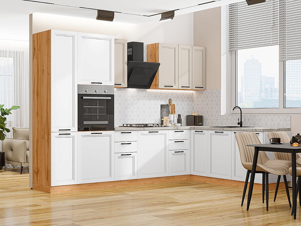 Нео-03 Дуб Вотан/cream silk/white silk