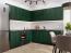 Дублин-02 (2140х2200/2400х600) Graphite/Special Green